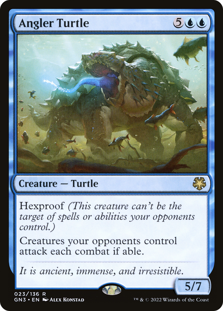 Angler Turtle (GN3-023) [Misc] Game Night: Free-for-All MTG Single Wizards of the Coast