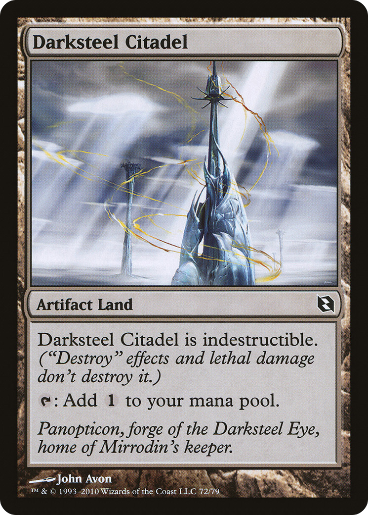 Darksteel Citadel (DDF-072) [Misc] Duel Decks: Elspeth vs. Tezzeret MTG Single Wizards of the Coast