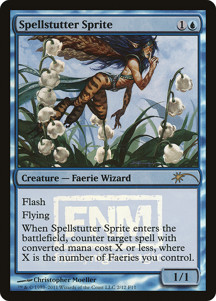Spellstutter Sprite (FNM-) [Misc] Friday Night Magic 2011 Foil MTG Single Wizards of the Coast