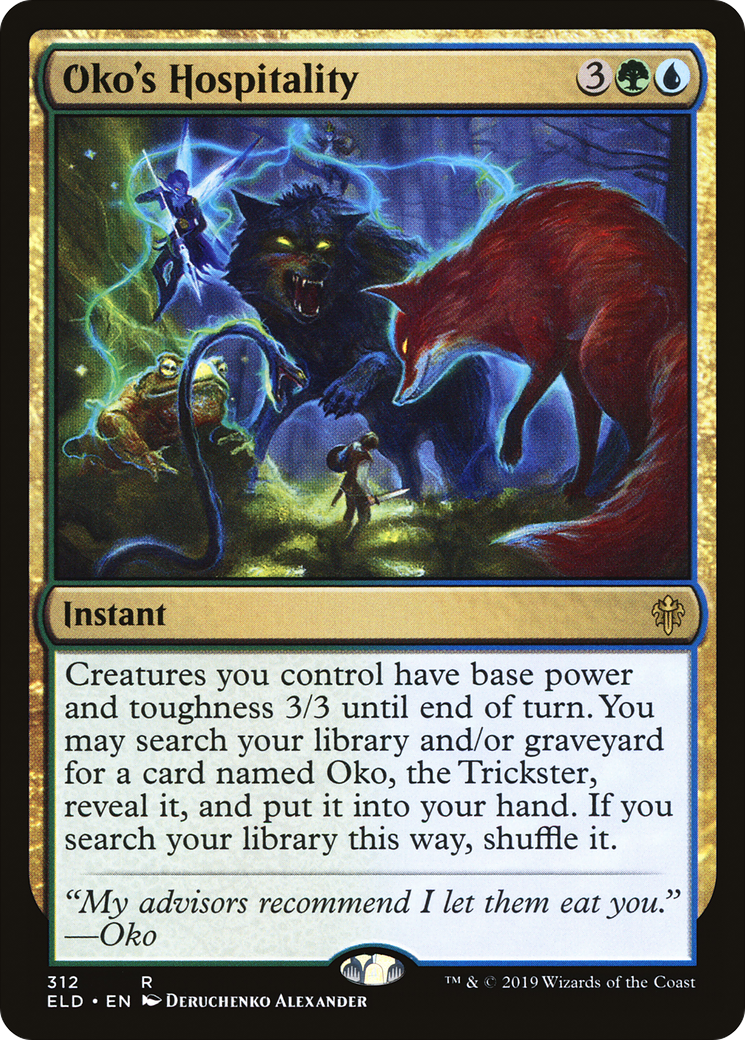 Oko's Hospitality (ELD-312) [Throne of Eldraine] MTG Single Wizards of the Coast