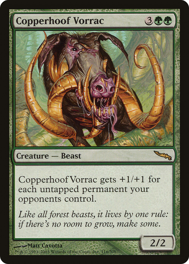 Copperhoof Vorrac (MRD-116) [Mirrodin] MTG Single Wizards of the Coast