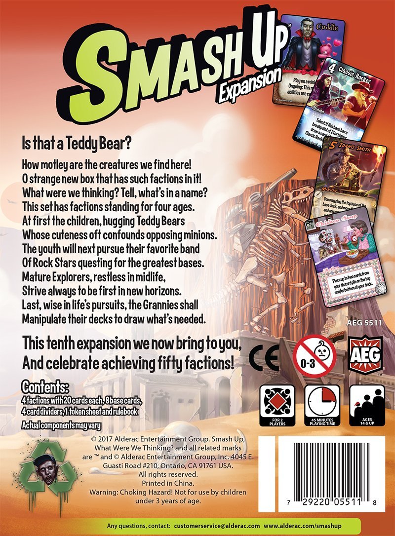Smash Up: What Were We Thinking? Board Games AEG