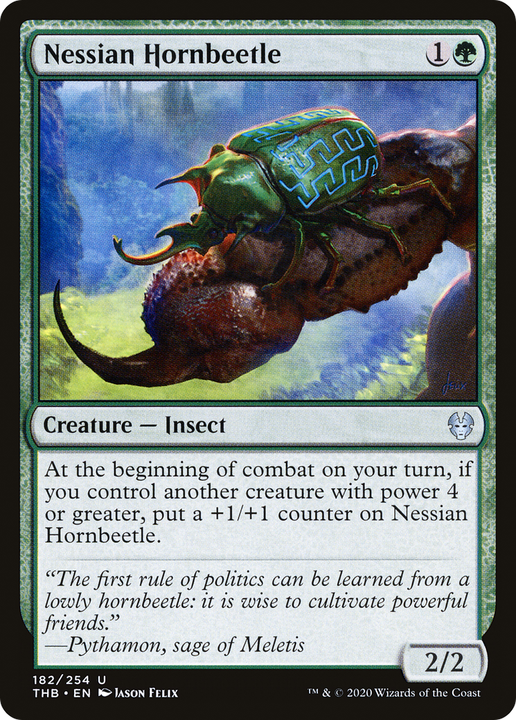 Nessian Hornbeetle (THB-182) [Theros Beyond Death] MTG Single Wizards of the Coast
