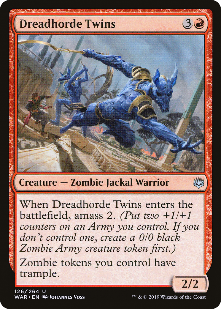 Dreadhorde Twins (WAR-126) [War of the Spark] Foil MTG Single Wizards of the Coast