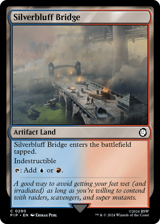 Silverbluff Bridge (PIP-290) [Fallout] Foil MTG Single Wizards of the Coast