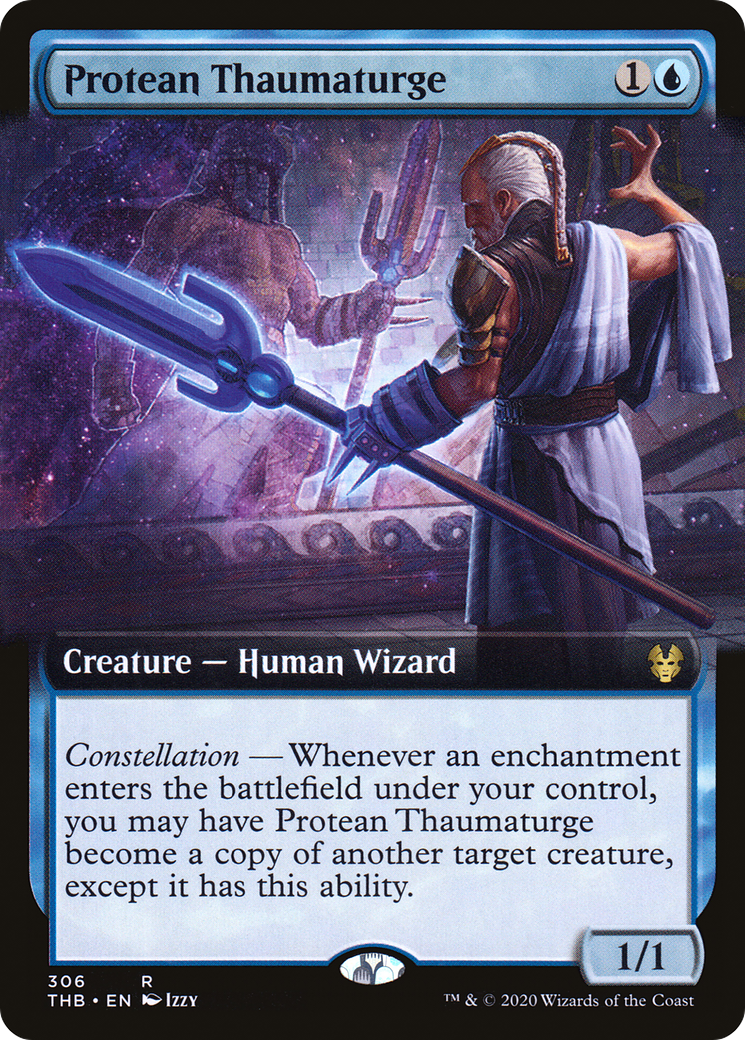 Protean Thaumaturge (THB-306) [Theros Beyond Death] (Extended Art) MTG Single Wizards of the Coast