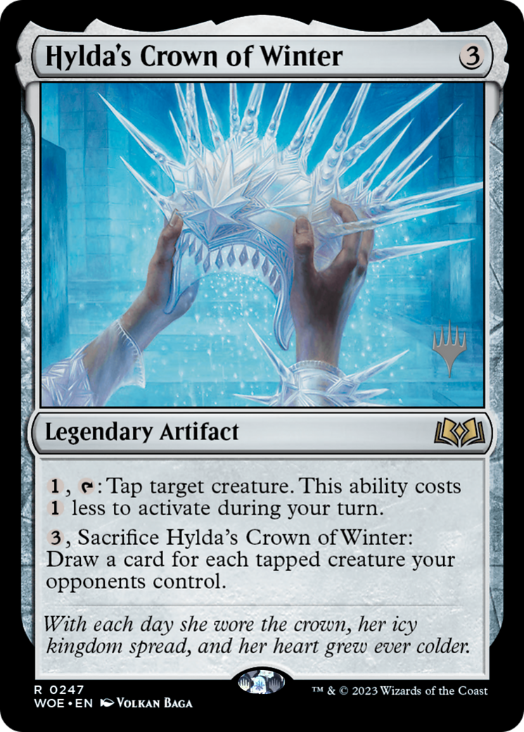 Hylda's Crown of Winter (PPWOE-247) [Wilds of Eldraine Promos] MTG Single Wizards of the Coast