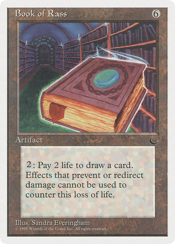 Book of Rass (CHR-095) [Chronicles] MTG Single Wizards of the Coast
