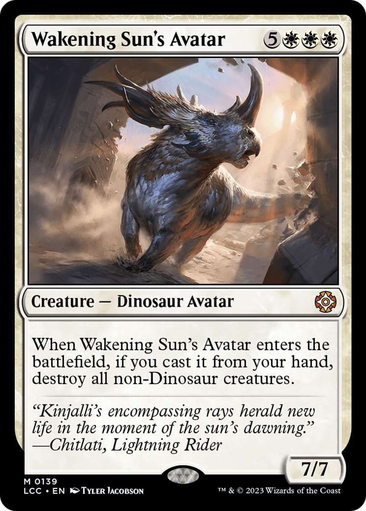 Wakening Sun's Avatar (LCC-139) [The Lost Caverns of Ixalan Commander] MTG Single Wizards of the Coast
