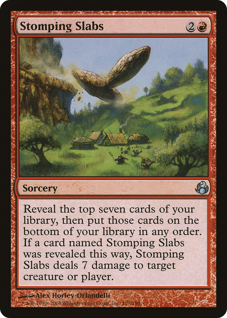 Stomping Slabs (MOR-107) [Morningtide] MTG Single Wizards of the Coast