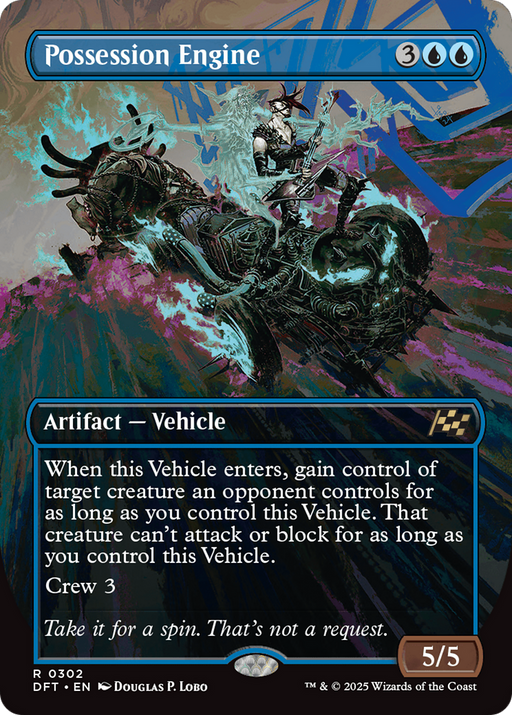 Possession Engine (DFT-302) [Aetherdrift] (Borderless) MTG Single Wizards of the Coast