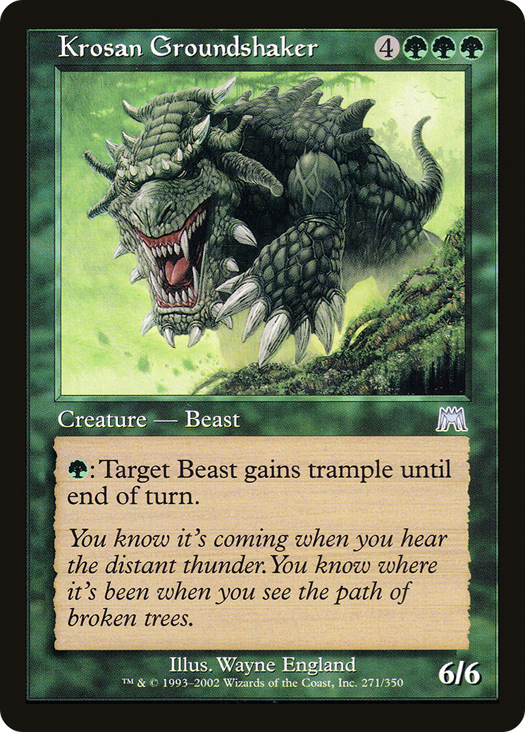 Krosan Groundshaker (ONS-271) [Onslaught] Foil MTG Single Wizards of the Coast