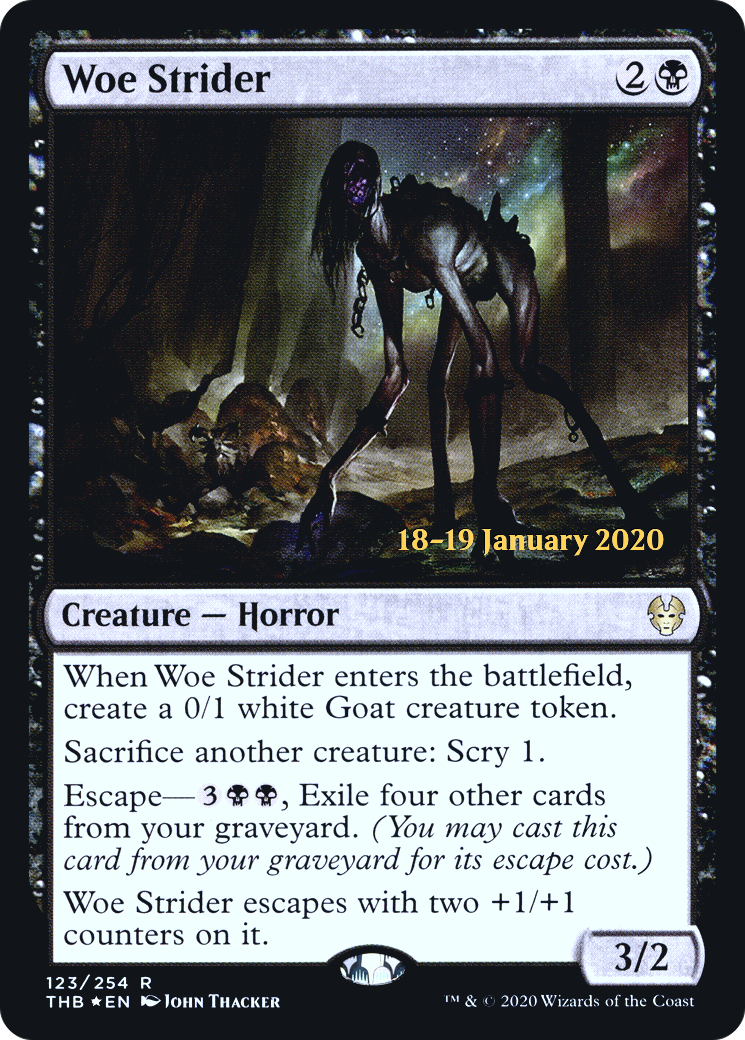 Woe Strider (PRE-123) [Theros Beyond Death Promos] Foil MTG Single Wizards of the Coast