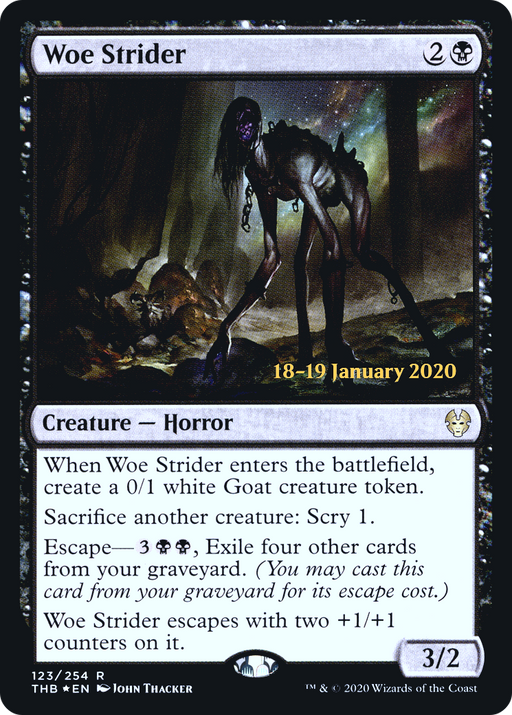 Woe Strider (PRE-123) [Theros Beyond Death Promos] Foil MTG Single Wizards of the Coast