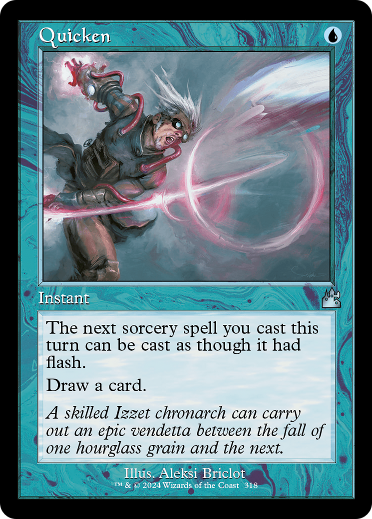 Quicken (RVR-318) [Ravnica Remastered] MTG Single Wizards of the Coast