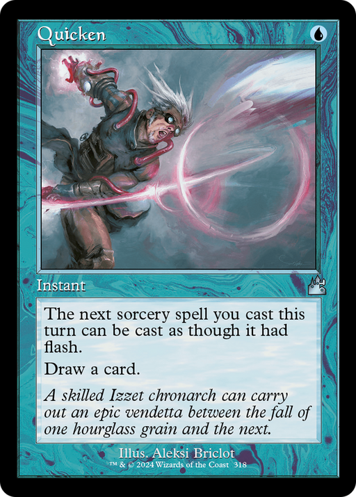 Quicken (RVR-318) [Ravnica Remastered] MTG Single Wizards of the Coast