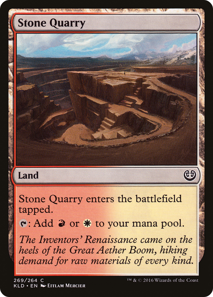 Stone Quarry (KLD-269) [Kaladesh] MTG Single Wizards of the Coast