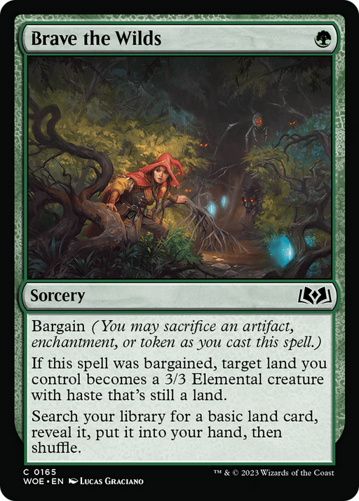 Brave the Wilds (WOE-165) [Wilds of Eldraine] MTG Single Wizards of the Coast