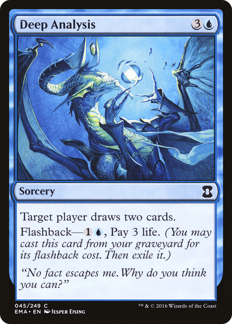Deep Analysis (EMA-045) [Eternal Masters] MTG Single Wizards of the Coast