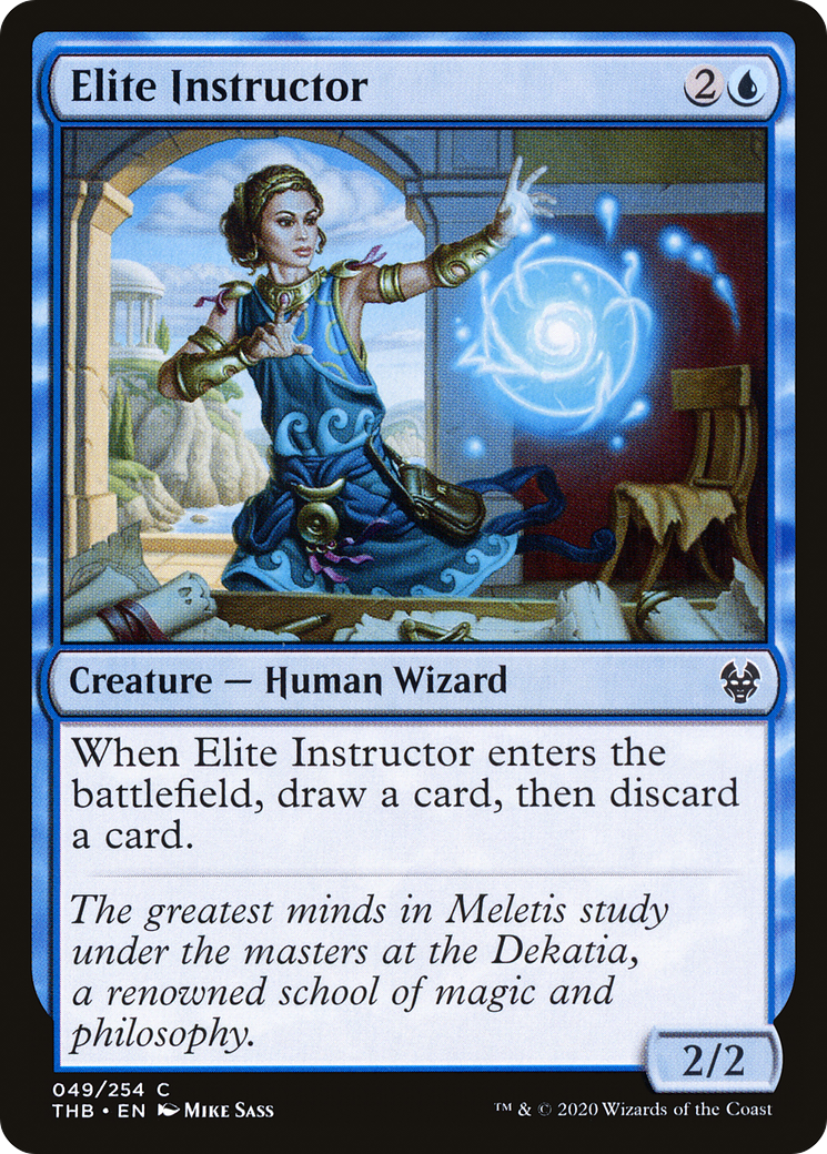 Elite Instructor (THB-049) [Theros Beyond Death] Foil MTG Single Wizards of the Coast