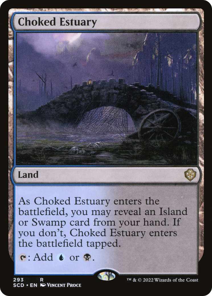 Choked Estuary (SCD-293) [Starter Commander Decks] MTG Single Wizards of the Coast