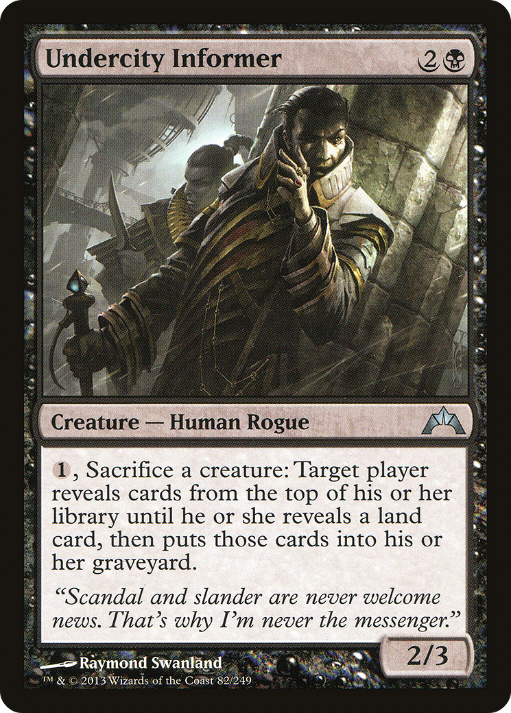 Undercity Informer (GTC-082) [Gatecrash] MTG Single Wizards of the Coast