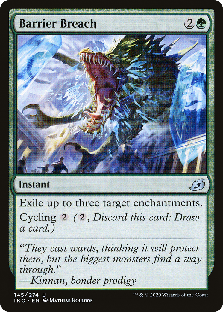 Barrier Breach (IKO-145) [Ikoria: Lair of Behemoths] MTG Single Wizards of the Coast