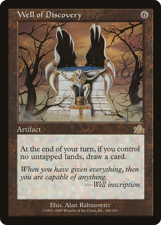 Well of Discovery (PCY-140) [Prophecy] MTG Single Wizards of the Coast