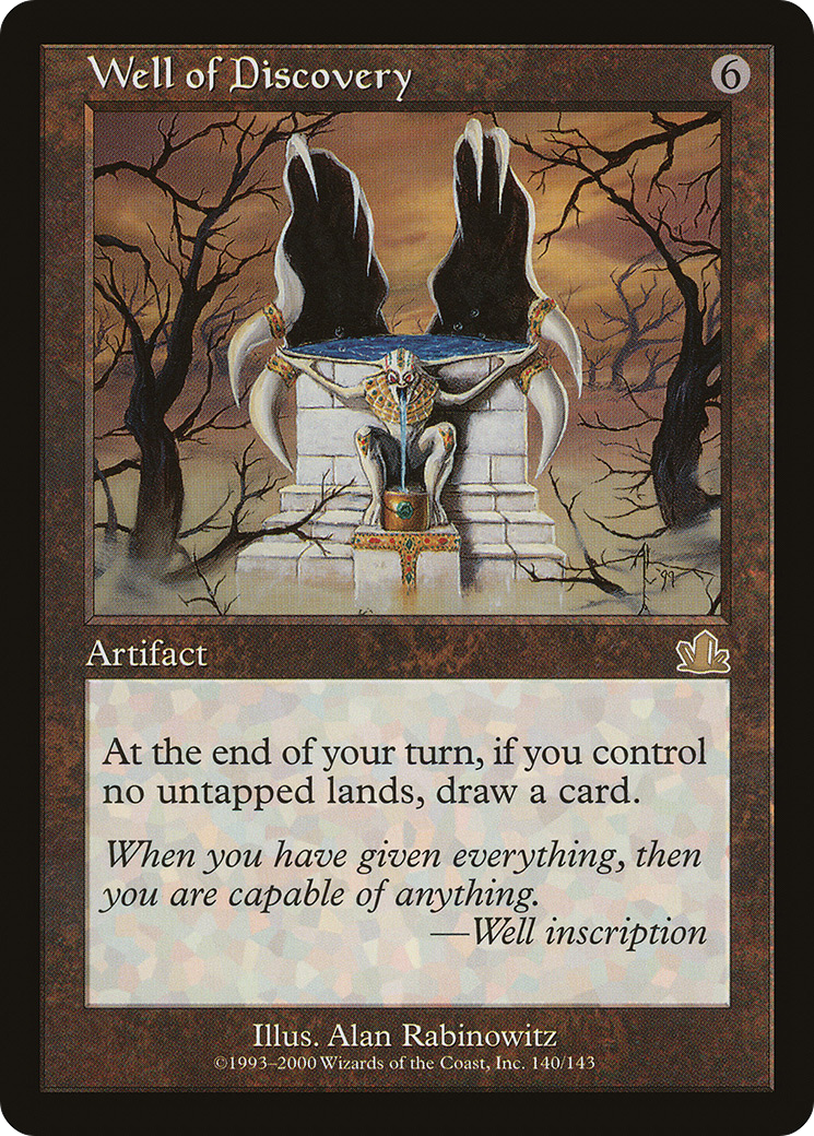 Well of Discovery (PCY-140) [Prophecy] Foil MTG Single Wizards of the Coast