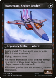Starscream, Power Hungry (BOT-005) [Transformers] Foil MTG Single Wizards of the Coast