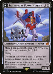 Starscream, Power Hungry (BOT-005) [Transformers] Foil MTG Single Wizards of the Coast