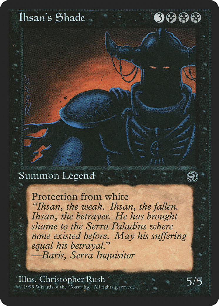 Ihsan's Shade (HML-) [Homelands] MTG Single Wizards of the Coast