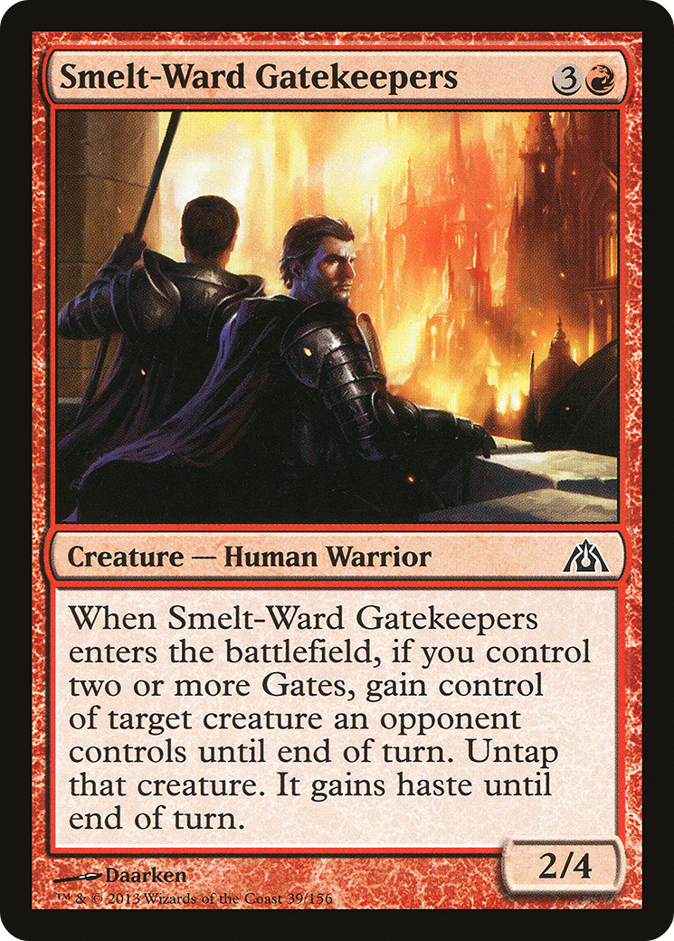 Smelt-Ward Gatekeepers (DGM-039) [Dragon's Maze] MTG Single Wizards of the Coast