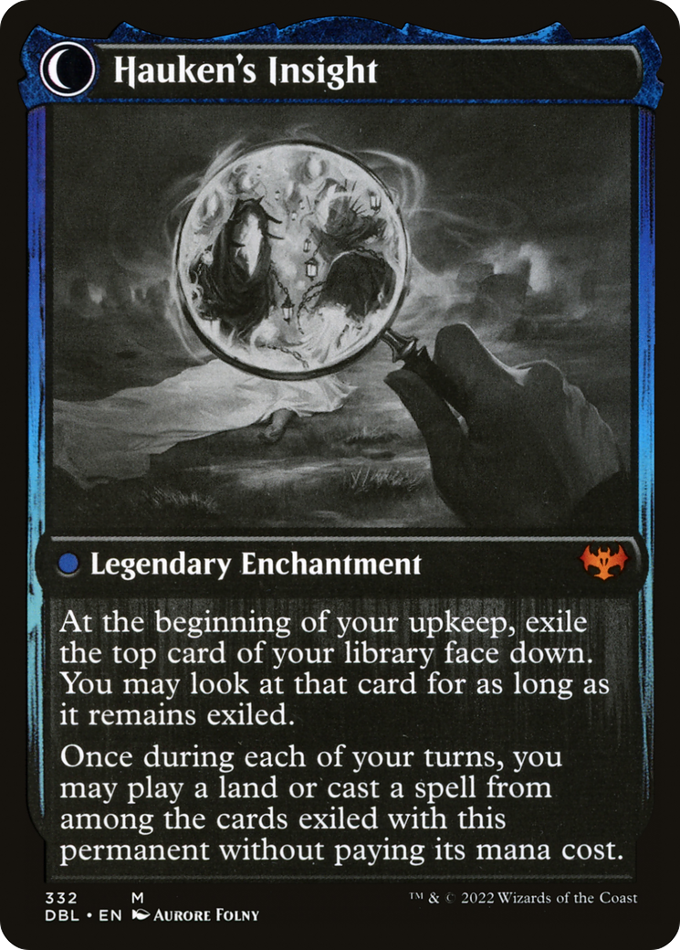 Jacob Hauken, Inspector // Hauken's Insight (DBL-332) [Innistrad: Double Feature] Foil MTG Single Wizards of the Coast