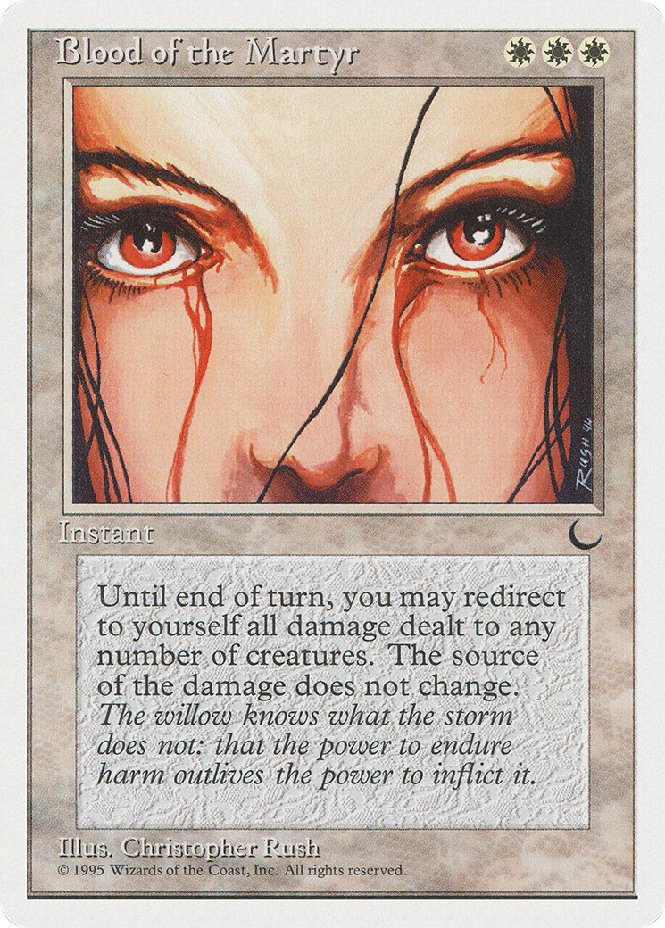Blood of the Martyr (CHR-004) [Chronicles] MTG Single Wizards of the Coast