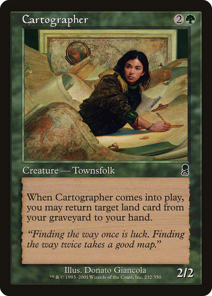 Cartographer (ODY-232) [Odyssey] MTG Single Wizards of the Coast
