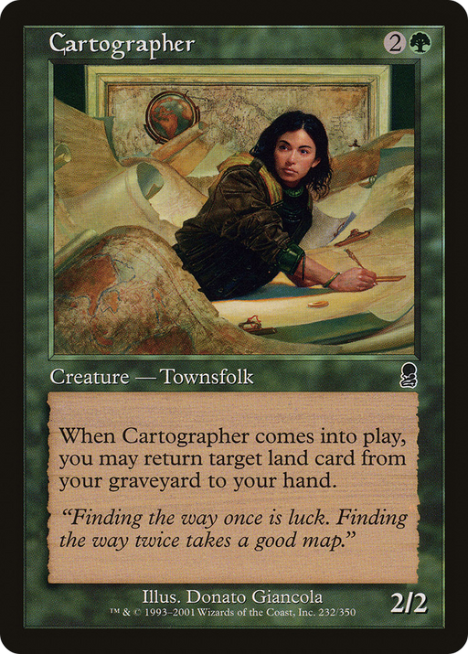 Cartographer (ODY-232) [Odyssey] MTG Single Wizards of the Coast