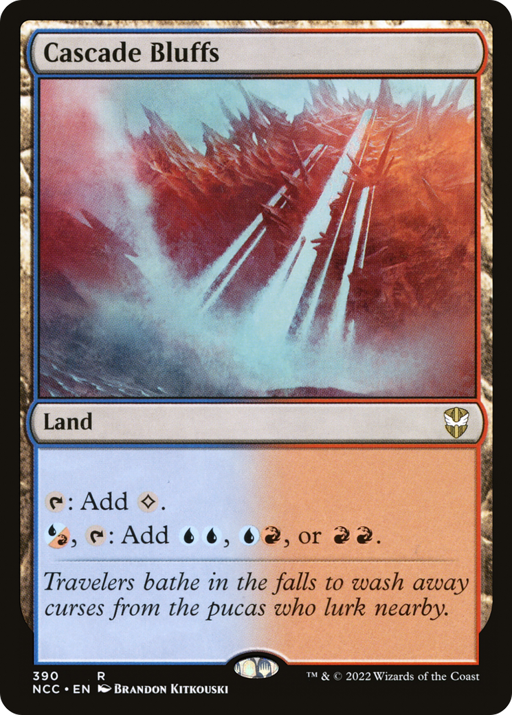 Cascade Bluffs (NCC-390) [New Capenna Commander] MTG Single Wizards of the Coast