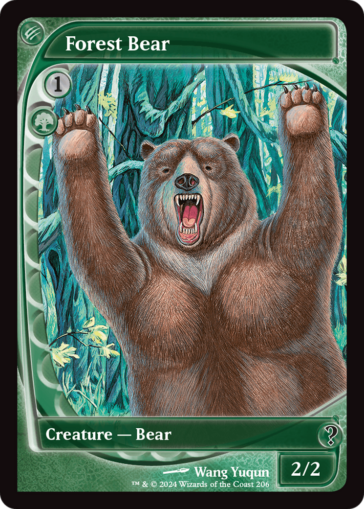 Forest Bear (Future Sight) (MB2-206) [Mystery Booster] Mystery Booster 2 MTG Single Wizards of the Coast