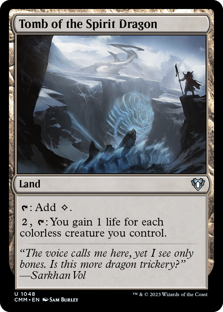 Tomb of the Spirit Dragon (CMM-1048) [Commander Masters] MTG Single Wizards of the Coast