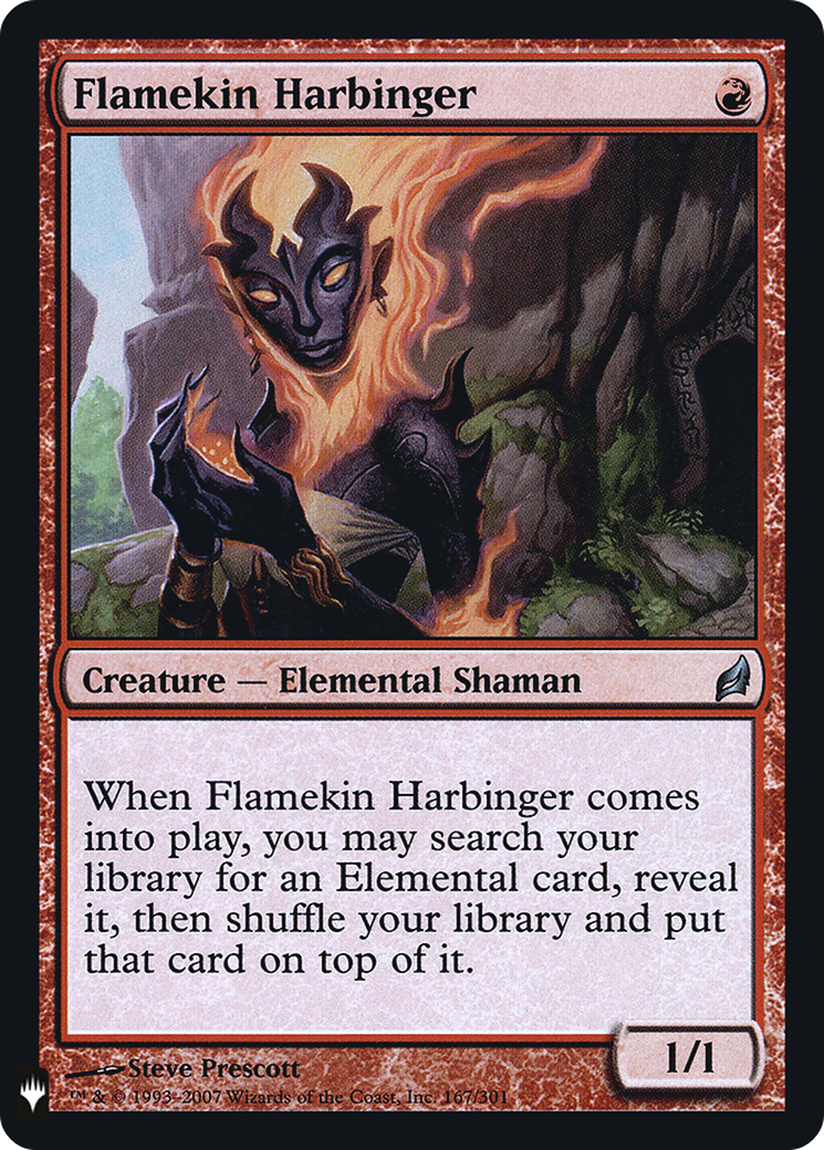 Flamekin Harbinger (LIST-167) [Mystery Booster] The List Foil MTG Single Wizards of the Coast
