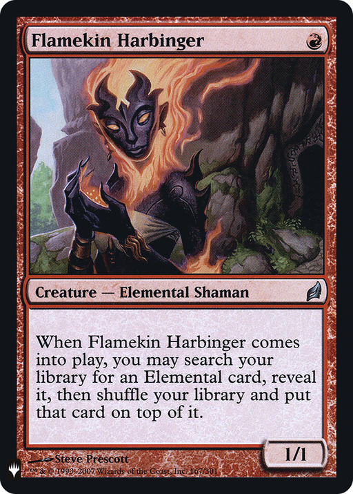 Flamekin Harbinger (LIST-167) [Mystery Booster] The List Foil MTG Single Wizards of the Coast