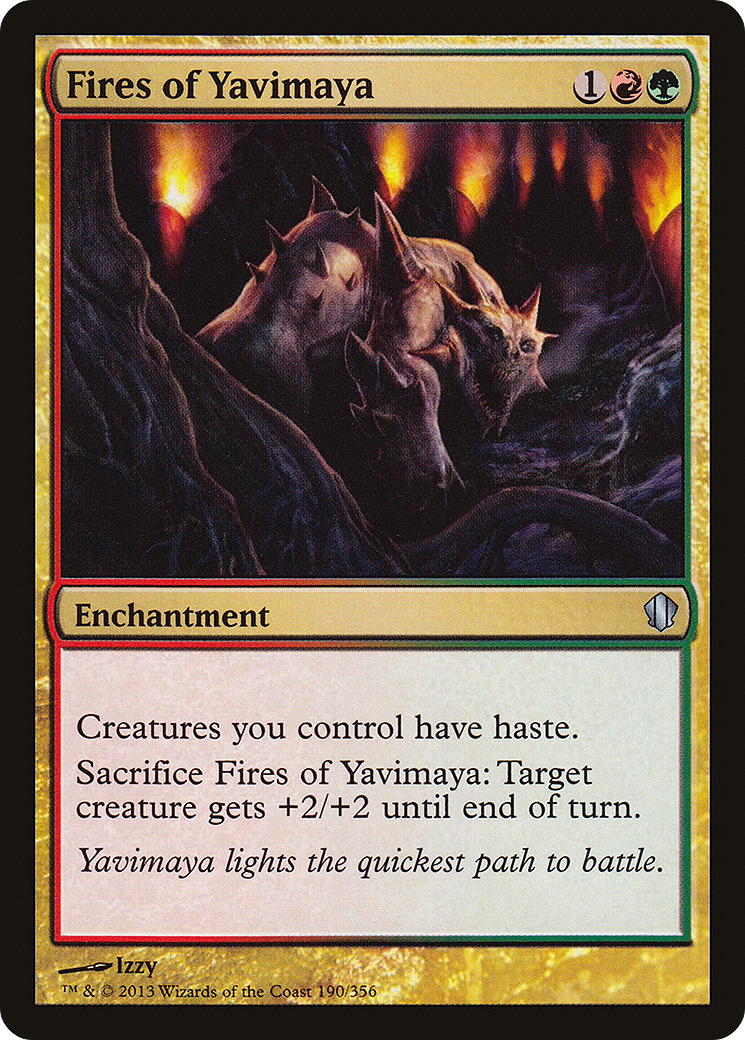 Fires of Yavimaya (C13-190) [Commander 2013] MTG Single Wizards of the Coast