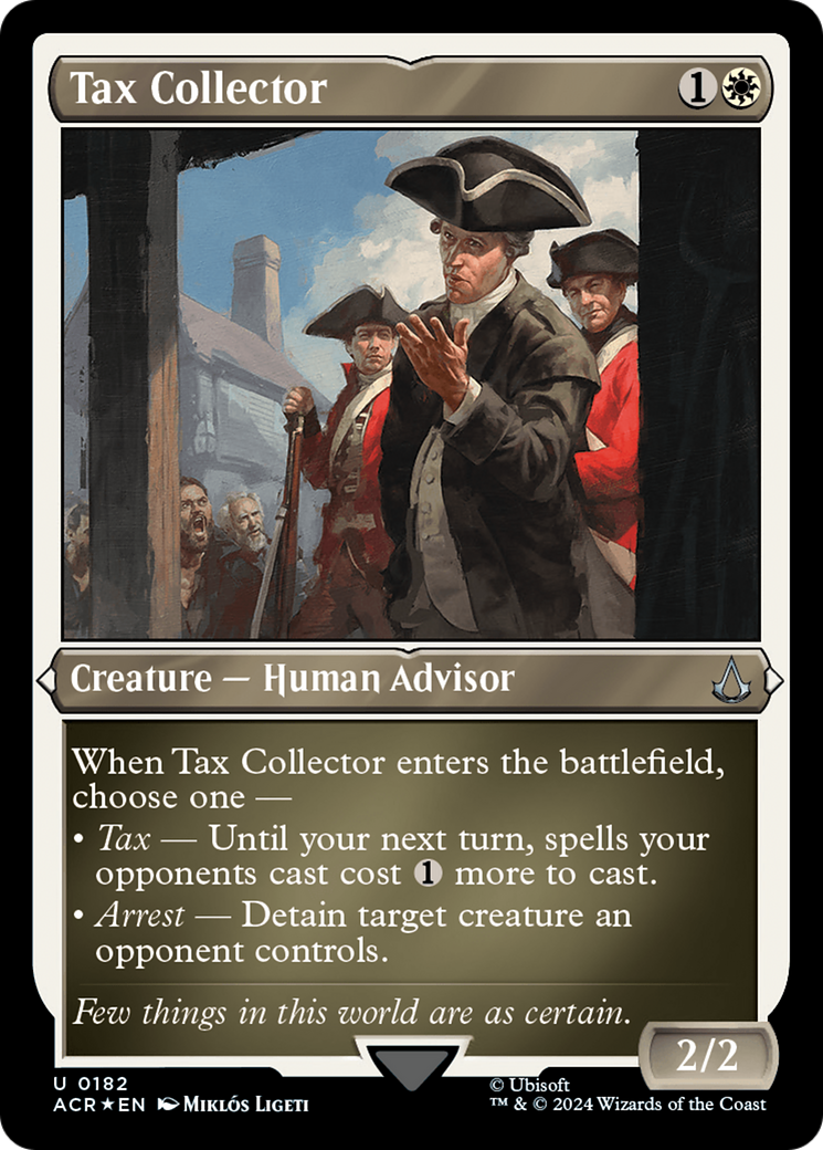 Tax Collector (ACR-182) [Assassin's Creed] Etched Foil MTG Single Wizards of the Coast