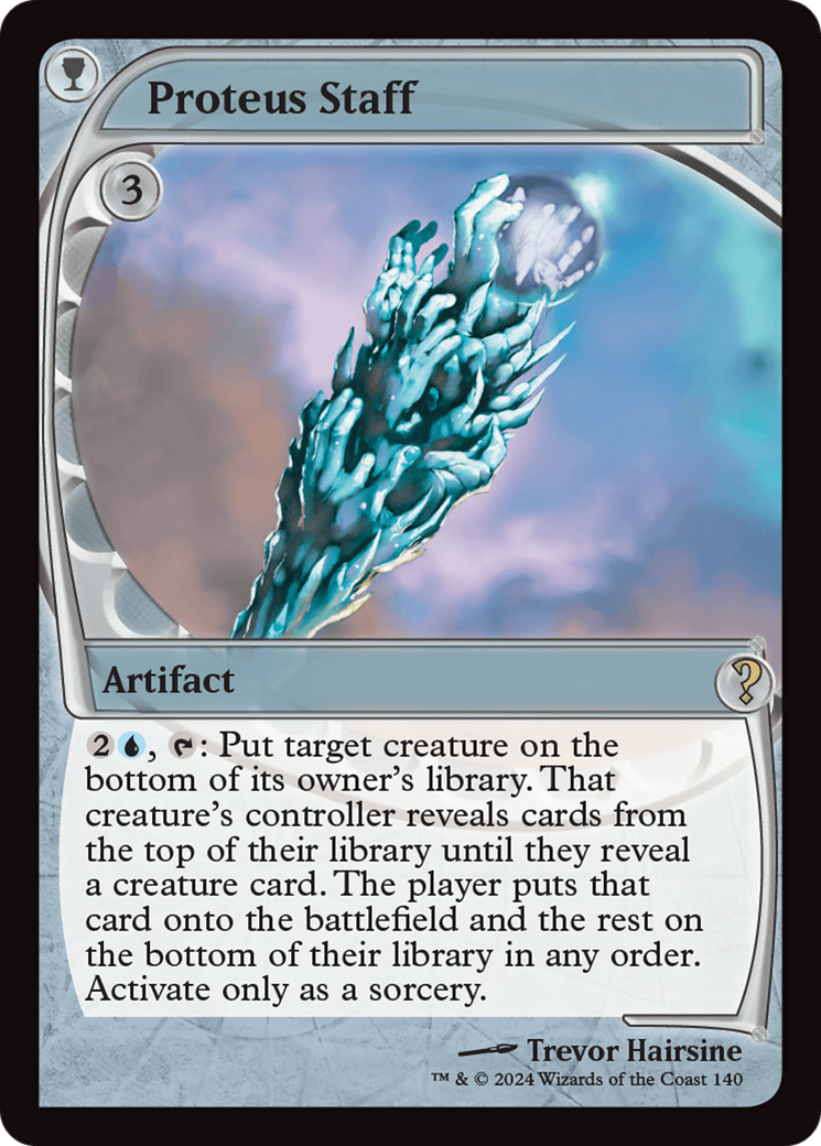 Proteus Staff (Future Sight) (MB2-140) [Mystery Booster] Mystery Booster 2 MTG Single Wizards of the Coast