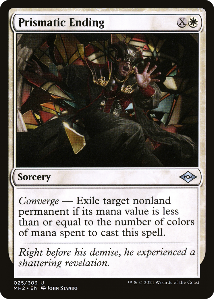 Prismatic Ending (MH2-025) [Modern Horizons 2] Foil MTG Single Modern Horizons 2