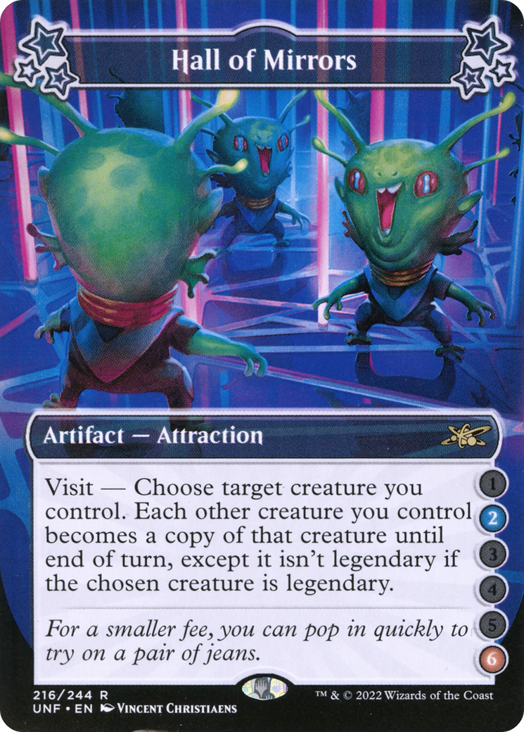 Hall of Mirrors (UNF-216A) [Unfinity] Foil MTG Single Wizards of the Coast