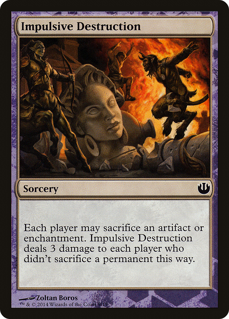 Impulsive Destruction (HERO-) [Misc] Defeat a God MTG Single Wizards of the Coast