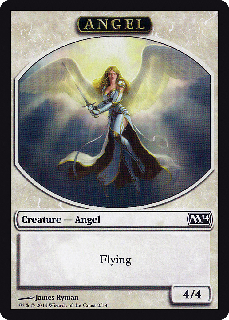 Angel Token (M14-002) [Tokens] Magic 2014 Tokens MTG Single Wizards of the Coast