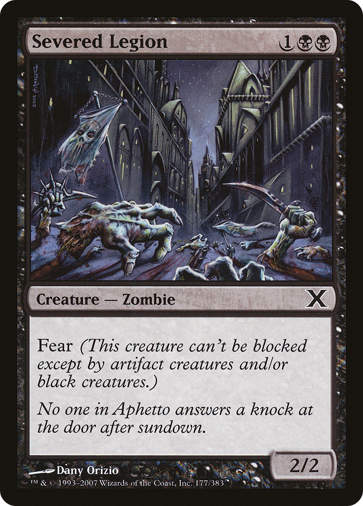 Severed Legion (10E-177) [Tenth Edition] MTG Single Wizards of the Coast
